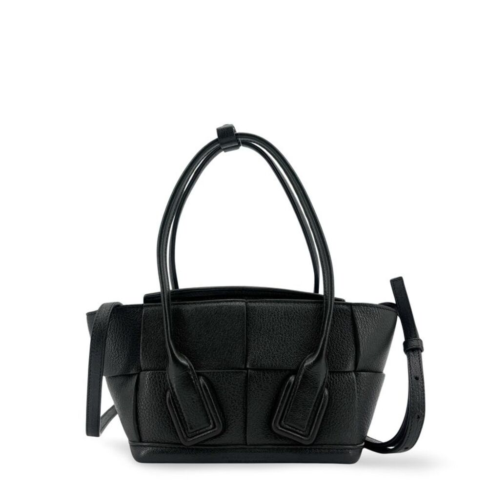 Bottega Veneta Candy Arco Tote Bag Black